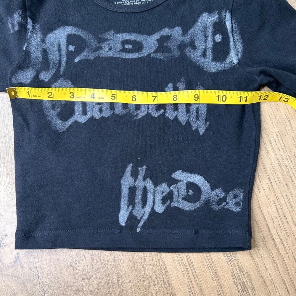 Travis Scott Cactus Jack Exclusive Coachella Merch Black Crop Top The Night Show - Picture 7 of 9